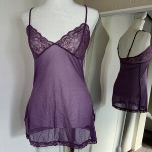Victoria's Secret sheer Lace cami Top Y2K fairycore